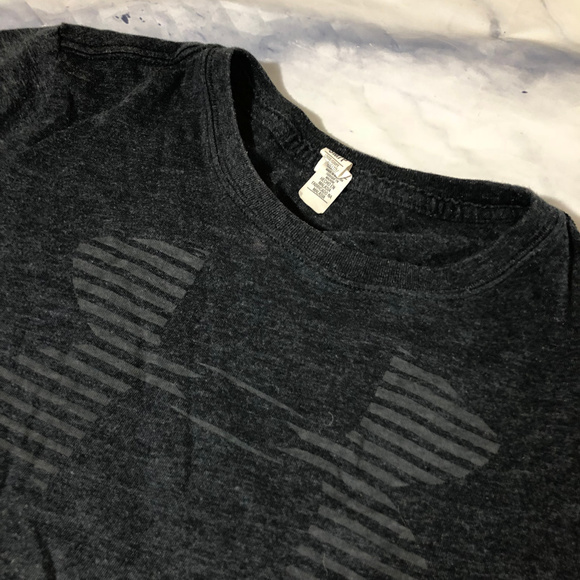 Under Armour Charcoal Grey Logo Tee Shirt - Picture 2 of 6